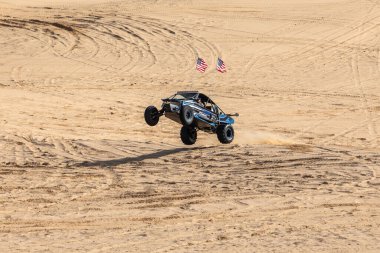California, United States - 24.11.2019 Dune Buggy in Glamis Dunes 24.11.2019 in California, United States clipart