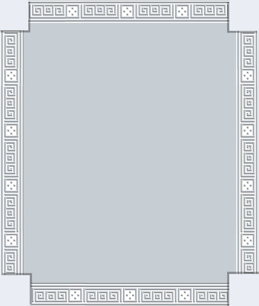 Рамка с греческими орнаментами
 . 