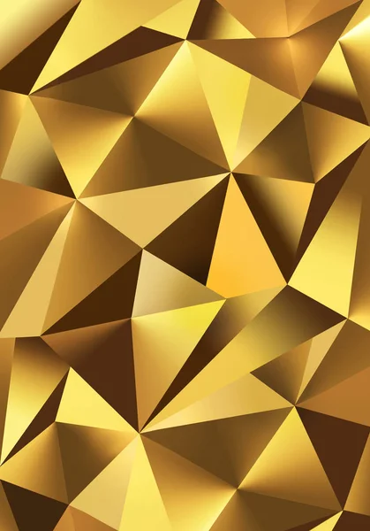 Абстрактный Золотой Бриллиант — стоковый вектор