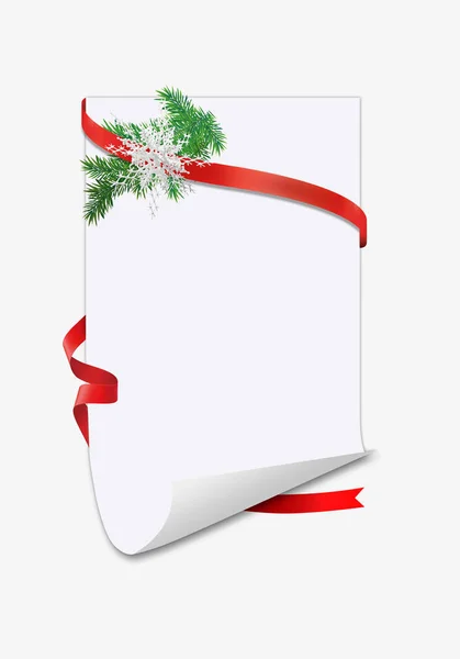 Holiday Card White Background — Stock Photo, Image