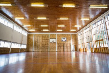 empty sports hall clipart