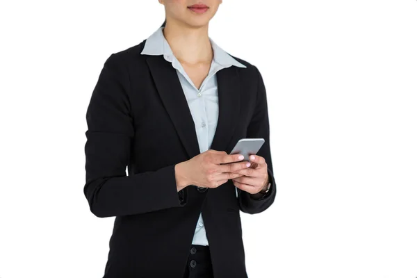 Businesswoman using mobile phone — Stock Photo, Image