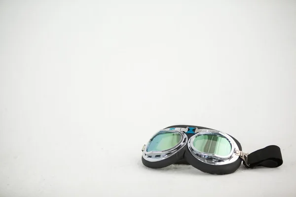 Aviator goggles-fehér háttér — Stock Fotó