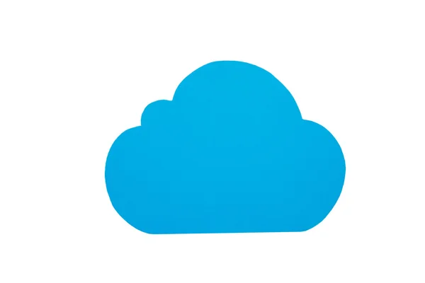 Cloud symbol against white background — Stock fotografie