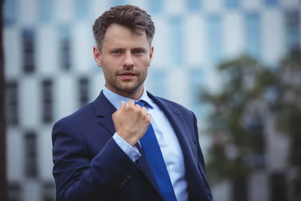 Bonito elegante empresário — Fotografia de Stock