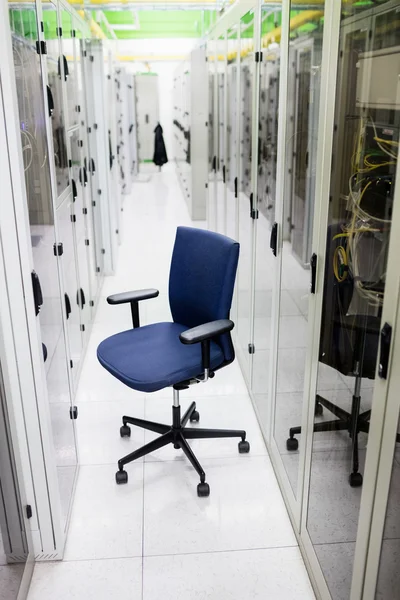 Empty chair in corridor — Stock Photo, Image