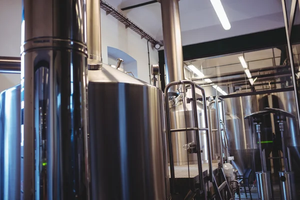 Industrieanlagen in der Brauerei — Stockfoto