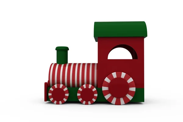 蒸汽发动机玩具模型 — 图库照片