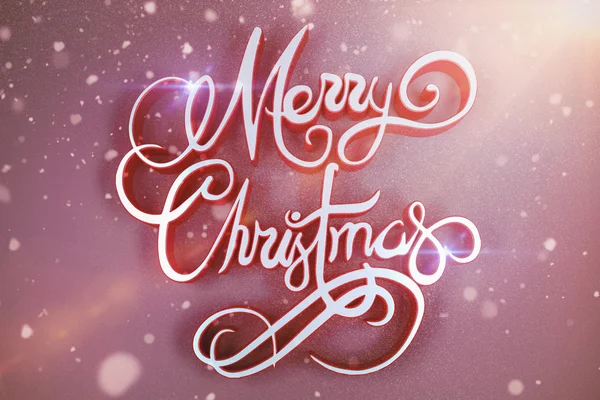 Merry christmas text — Stock Photo, Image