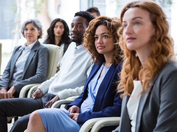 Attentive Businesspeople in meeting — Stock Photo, Image
