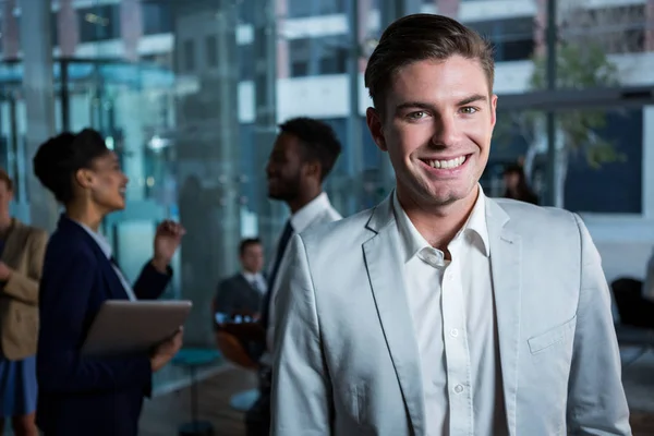 Portrait of smiling businessman — Stock Photo, Image