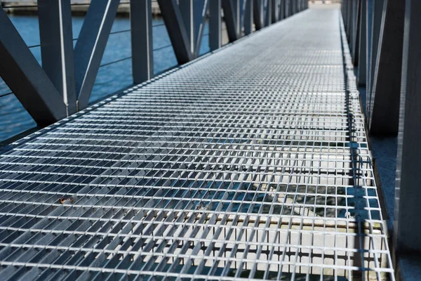 Modern bridge over the river — Stock Photo, Image