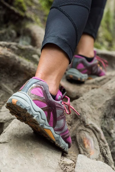 Hiker hiking in countryside — Stock Photo, Image