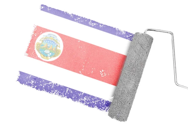 Flaga narodowa Kostaryki — Zdjęcie stockowe