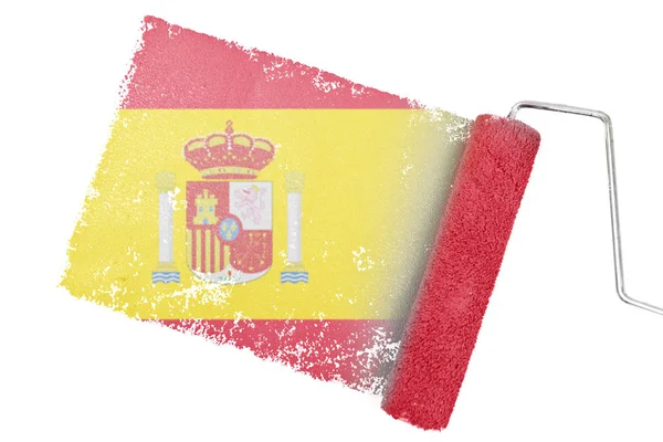 स्पेन राष्ट्रीय ध्वज — स्टॉक फ़ोटो, इमेज