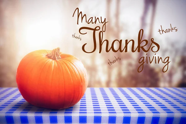 Happy thanksgiving day meddelande — Stockfoto