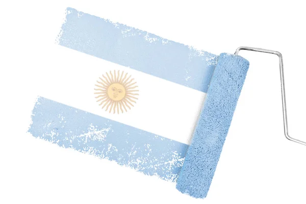 De nationale vlag Argentinië — Stockfoto