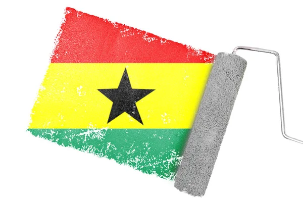 Ghana-Nationalflagge — Stockfoto