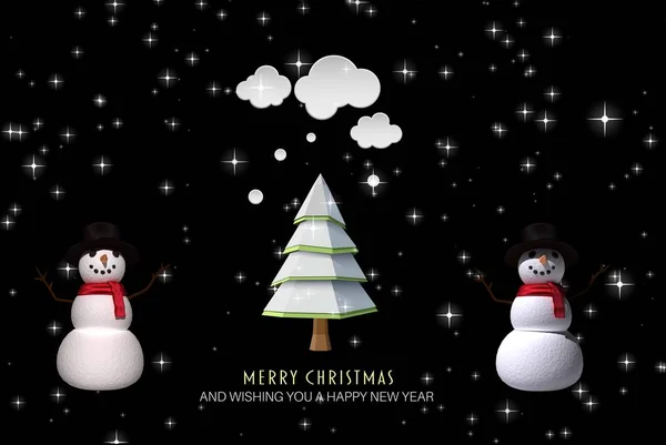 Julhälsning på jul bakgrundsdesign — Stockfoto