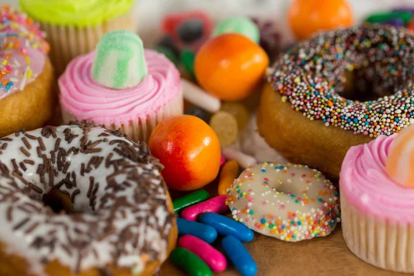 Various confectionery on table — Stock Photo, Image