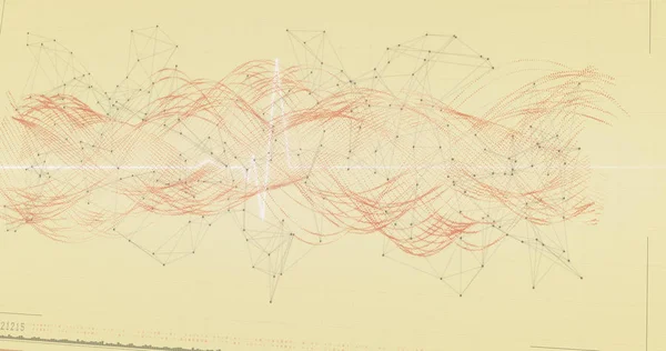 Κόκκινο σπιράλ σχέδιο του dna — Φωτογραφία Αρχείου