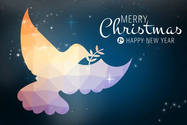 Merry christmas message — Stock Photo, Image