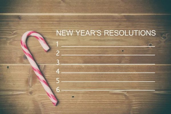 Lista de resolución de Año Nuevo —  Fotos de Stock