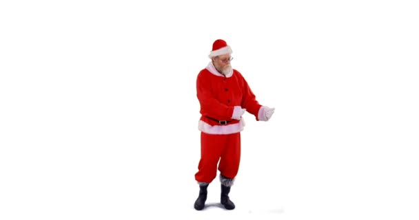 Santa Claus bailando — Vídeos de Stock