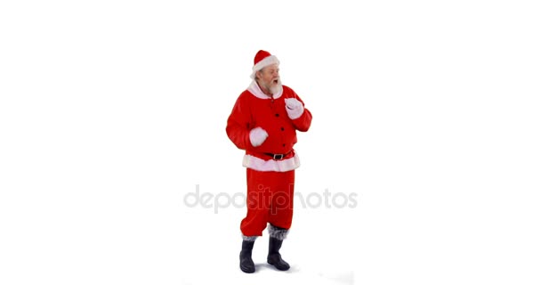Santa Claus dançando — Vídeo de Stock