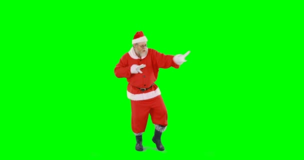 Santa claus, tanec — Stock video