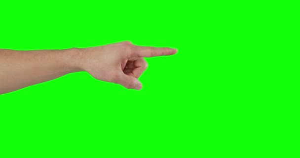 Mão de um homem tocando na tela digital — Vídeo de Stock