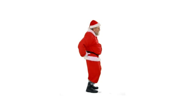 Santa Claus bailando — Vídeos de Stock