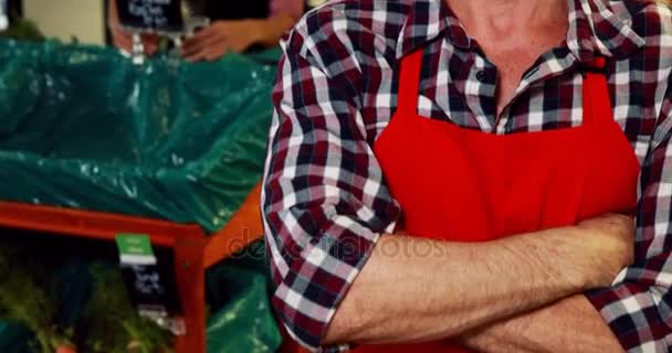 Retrato de pessoal masculino sorridente — Vídeo de Stock