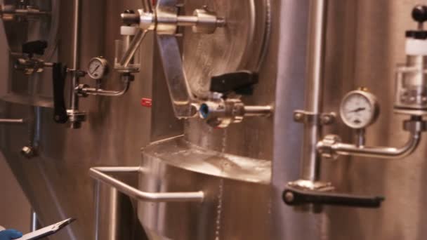 Brewer mantiene registro en portapapeles — Vídeo de stock