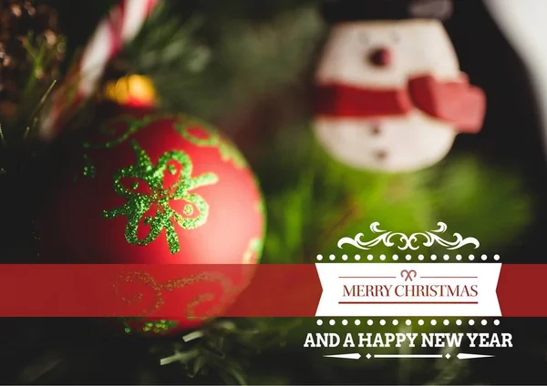 Merry christmas and happy new year — Stock Photo, Image