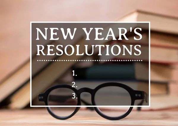 Obiettivi di risoluzione del nuovo anno — Foto Stock
