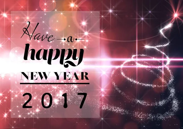 Felice anno nuovo 2017 — Foto Stock