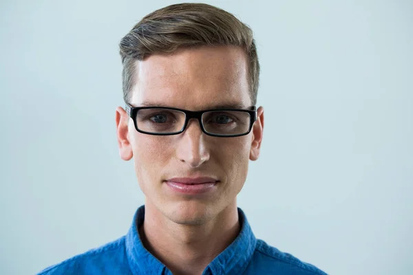 Close-up of man in spectacles — Stock Photo, Image