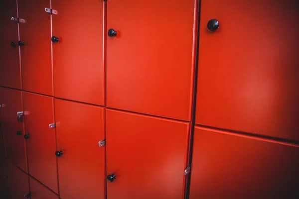 Lockers in locker room — Stock Photo, Image