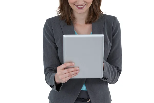 Businesswoman using digital tablet — Stock Photo, Image