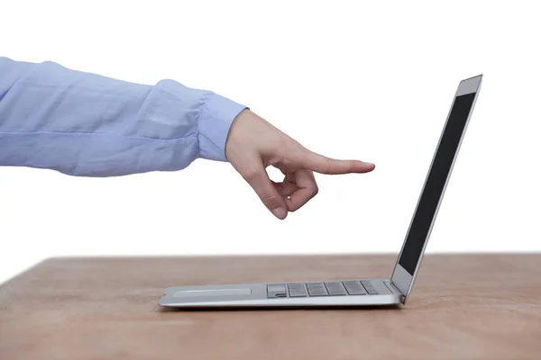 Businesswoman using laptop — Stock Photo, Image