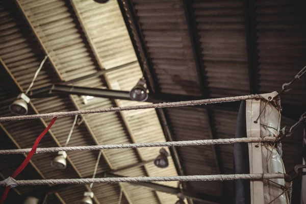 Boxe ring in palestra — Foto Stock
