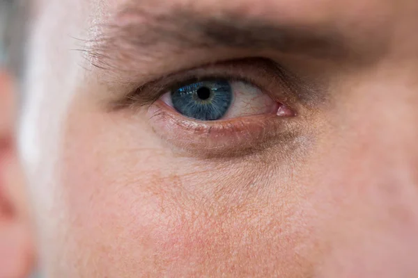 Egy ember szeme közelről — Stock Fotó