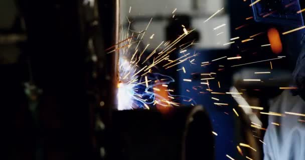 焊接金属焊接机 — 图库视频影像