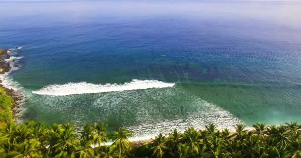 Вид на красивое море — стоковое видео