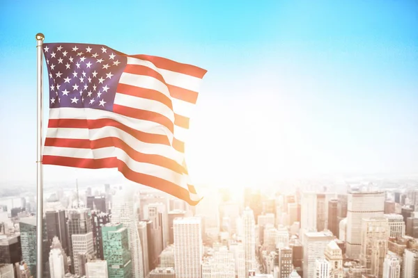 Close up of the us flag — Stock Photo, Image