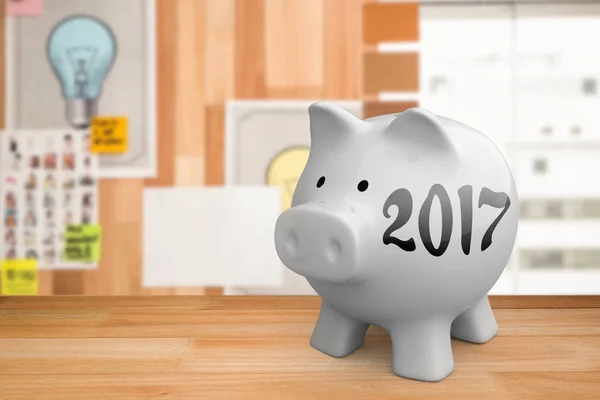 Imagen digital del nuevo año 2017 —  Fotos de Stock