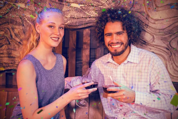 Opiekania kilka kieliszków wina — Zdjęcie stockowe
