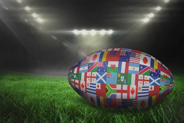 Rugby-WM-Ball — Stockfoto