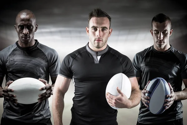 Composite image of rugby players — Stock Photo, Image